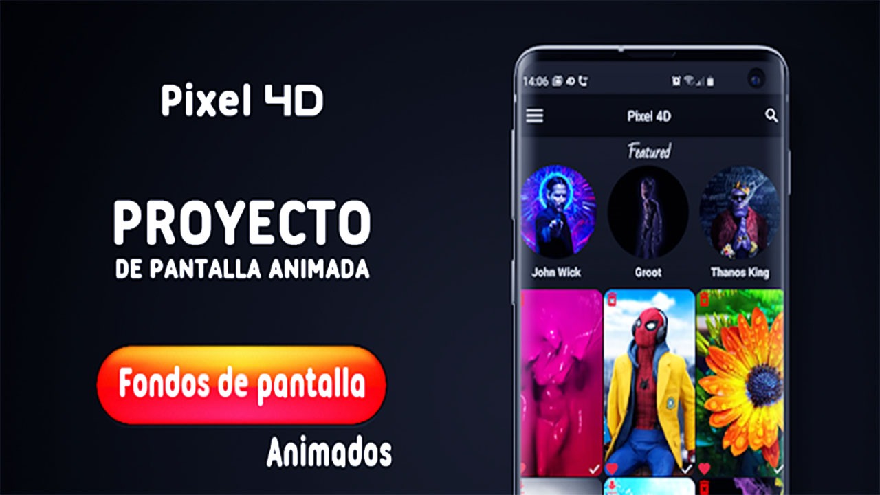 Pixel 4D Live Wallpaper Los mejores Fondos de Pantalla 4D GRATIS