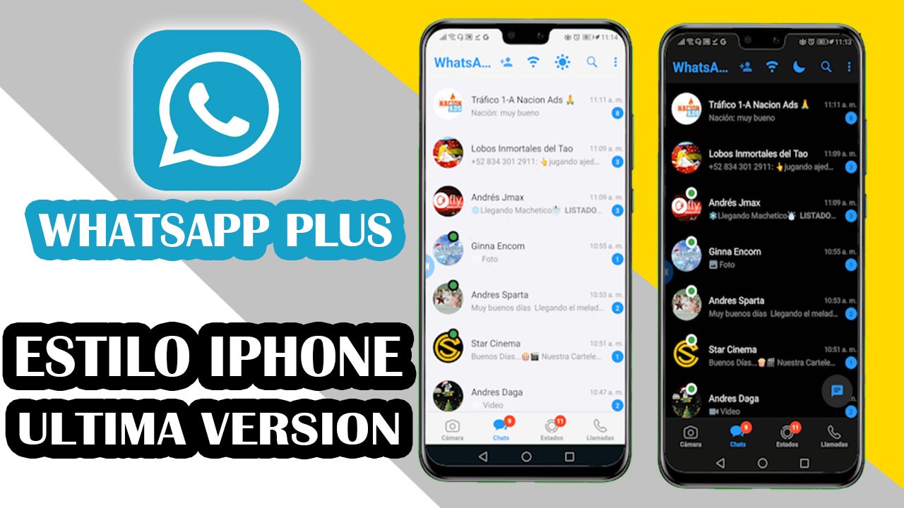 Whatsapp Plus Estilo iPhone Ultima Version para ANDROID